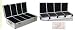 Aluminum 1000 Cd-r Dvd Dj Storage Wheel w/ Case