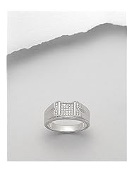 CZ Ring In 92.5 Sterling Silver