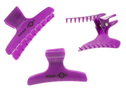 Head Jog Large Butterfly Clamps Pk 12 – Purple