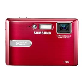 Samsung Digimax i85 8.2MP Digital Camera with 5x Optical Zoom (Black)