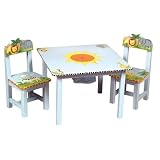 Guidecraft Safari Kids Table And Chair Set