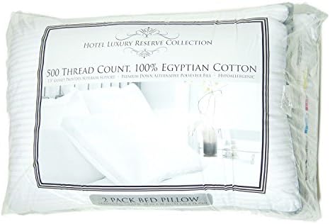 Hotel Luxury Reserve Collection Bed 20'' x 28'' Pillow Queen - 2 pk