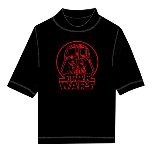 Star Wars Big Boys' Rash Guard in Black