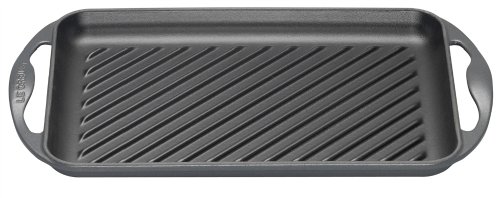 Le Creuset Cast Iron Rectangular Grill, Granite