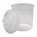 3M PPS (Original Series) Paint Spray Gun Cup Lids and Liners Kit, 16000, Standard, 22 oz, 200-micron Filter, Use w/ Paint Gun for Cars, Furniture, Home, 50 Disposable Lids and Liners, 20 Sealing Plugs, Factory