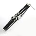 Nobio Double Birds Note Charms PU Leather Wrap Bracelet Pendetn Wrist Band Wristband