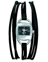 Go Womens 696527 black dial watch.