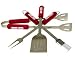Wisconsin Badgers 4 piece Barbecue (BBQ) set - NCAA