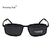 Men's polarized sunglasses for mens glasses in summer(Metallic color, 65)