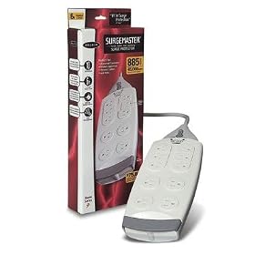 Surgemaster 10outlet 6ft-cord885j $75k Cew