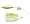 Chartreuse-White/Silver-Gold Blades