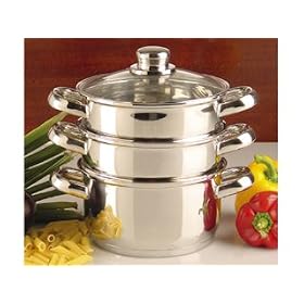 Bucking 15136 Steamer Set 3Pce S/S 18cm