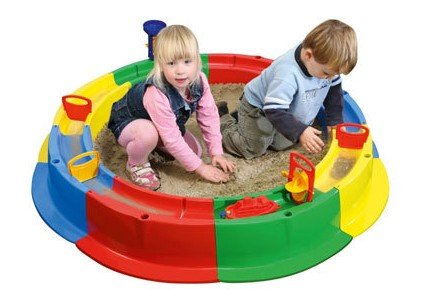 Wader sand box with other accessories - WOW! Sand and Water Fun! - Made In Germany