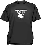 Because I'm The DRUMMER That's Why Men's Tee Shirt 3XL-White