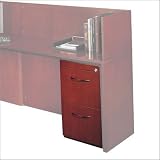 Mayline CFFCMAH Corsica File/File Pedestal File for Credenza/Return Finish: Mahogany
