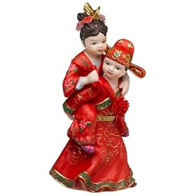 Weddingstar Cute Asian Couple in Traditional Wedding Attire