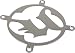 Electronics : Revoltec Game - Fan grill - chrome