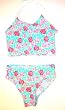 Girls 2-piece Swimwear Tankini Aqua /Roses