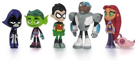 Exclusive Teen Titans Action Figure 2 inch 6-Pack Set