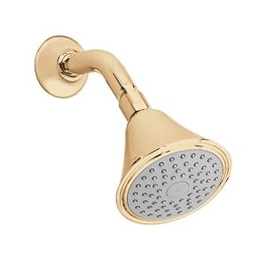 American Standard 1660.621.099 Tropic Single Function Showerhead (Showerhead Only) 5-Inch Diameter, Polished Brass