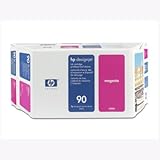 New Hewlett Packard Hp 90 Magenta Value Pack Yield Up To 20000 Pages Popula ....