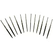 12 Needle Files Jewelers Metalsmith Filing Tool #00 Cut