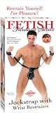 Fetish Fantasy Jockstrap With Wrist Restraints, Black