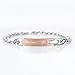 His Only Her One Stainless Steel Matching Bracelets for Couple