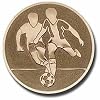 Pokal-Emblem Fu�ball Bronze