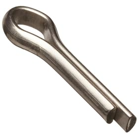 Stainless Steel 18-8 Cotter Pins 9/64" Diameter x 1-1/2" Length, Hole Size 5/32" (Pack of 100)