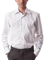 Canali Camisa Hombre (Blanco)