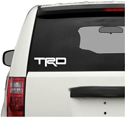 YESDECAL! "TRD - Toyota Racing Development" Bumper Car, Truck, Notebook, Skateboards, Vinyl Decal Car truck mini ven Window Wall Macbook Notebook Laptop wall Vinyl Decal Sticker macbook air retina 11" 13" 15"