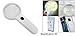 uxcell 4X Hand Held Lighted Map Magnifying Glass Magnifier