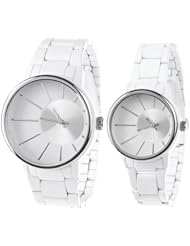 Orient Idea Ori-0266E 2 x Wrist Quartz Analog Timepiece with Round Case for Couples Lovers