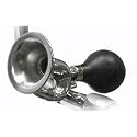 Pyramid Bicycle Squeeze Horn, Bugle, Chrome Plated