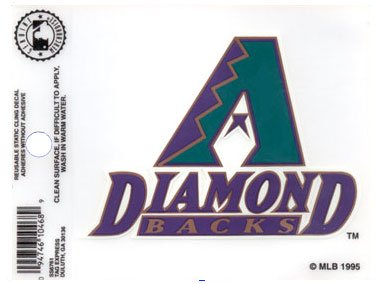 Arizona Diamondbacks Throwback logo Reusable Static Window Cling