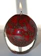 Glass Oil Candle, Mouth Blown Murano Glass Style Oil Lamp GPZHW22.