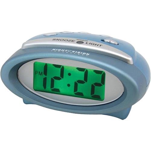 Equity by La Crosse 30330 1-Inch LCD Green Display Alarm Clock