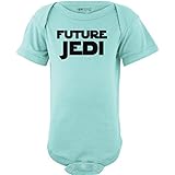 Adorable "Future Jedi" Soft and Comfy Cute Baby Short Sleeve Cotton Infant Bodysuit
