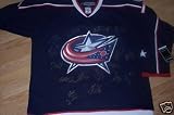 Columbus Blue Jackets 2010 team signed jersey Mason - Autographed NHL Jerseys