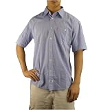 Mens Levi's Blue Single Chest Pocket Short Sleeve Shirt - Large