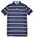Tommy Hilfiger Men Custom Fit Logo Striped Polo T-shirt (M, Navy/white/pink)
