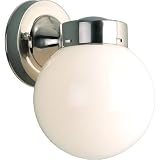 Progress Lighting P5604-09 Brushed Nickel Utility Contemporary / Modern Single Light Outdoor Wall Sconce from the Utility Collection