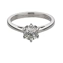 Platinum 1 Carat Certified Diamond Solitaire Ring