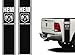 Truck Bed or Car Side Racing Stripe Set Universal 11