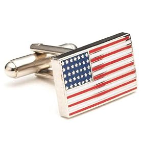American US Flag Stars & Stripes Cufflinks Cuff Links by 