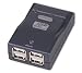 USB 2.0 switching hub switch - sharing 4 USB devices among 2 users