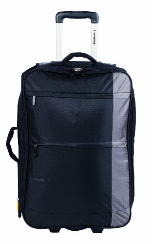 Travelite 091507-01 StarLITE Trolley 52 cm, Schwarz/Grau, 38/44 Liter Preisvergleich