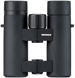 MINOX Comfort Bridge 62197 BL 8x33 BR Mid-Size Waterproof Binocular (Black)