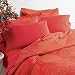 Kitchen & Housewares : Gaiam 300 Thread Count 100% Organic Cotton, Lucia King Flat Sheet, Coral